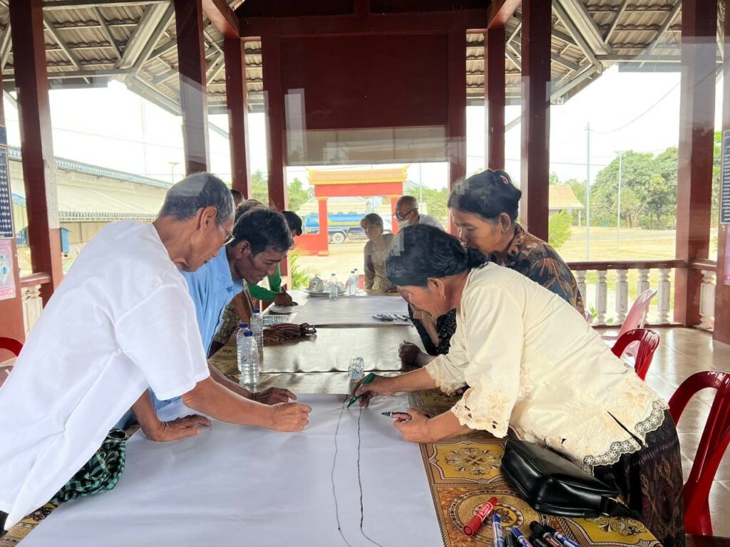 ការពិគ្រោះយោបល់ស្តីអំពី ភាពធនរបស់សហគមន៍លើការប្រែប្រួលអាកាសធាតុនៃខេត្តទាំងពីរនៅក្នុងតំបន់គោលដៅគម្រោង CBTCR